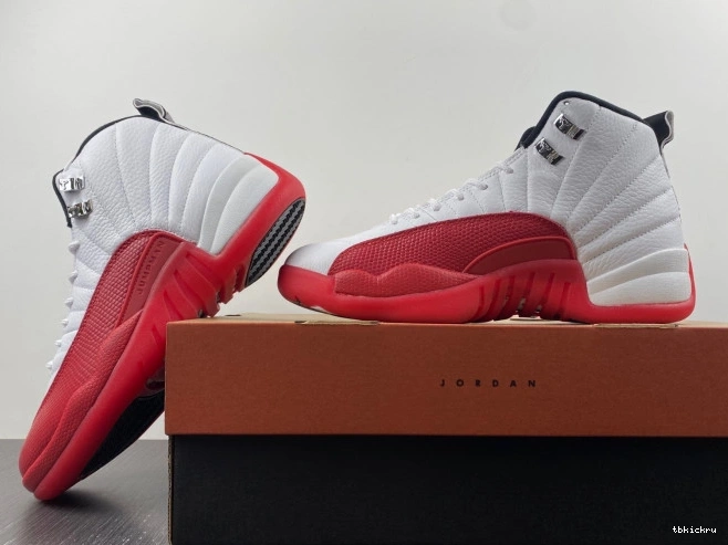 Rep TBK 12 Retro Jordan Cherry Air 130690-110 0711